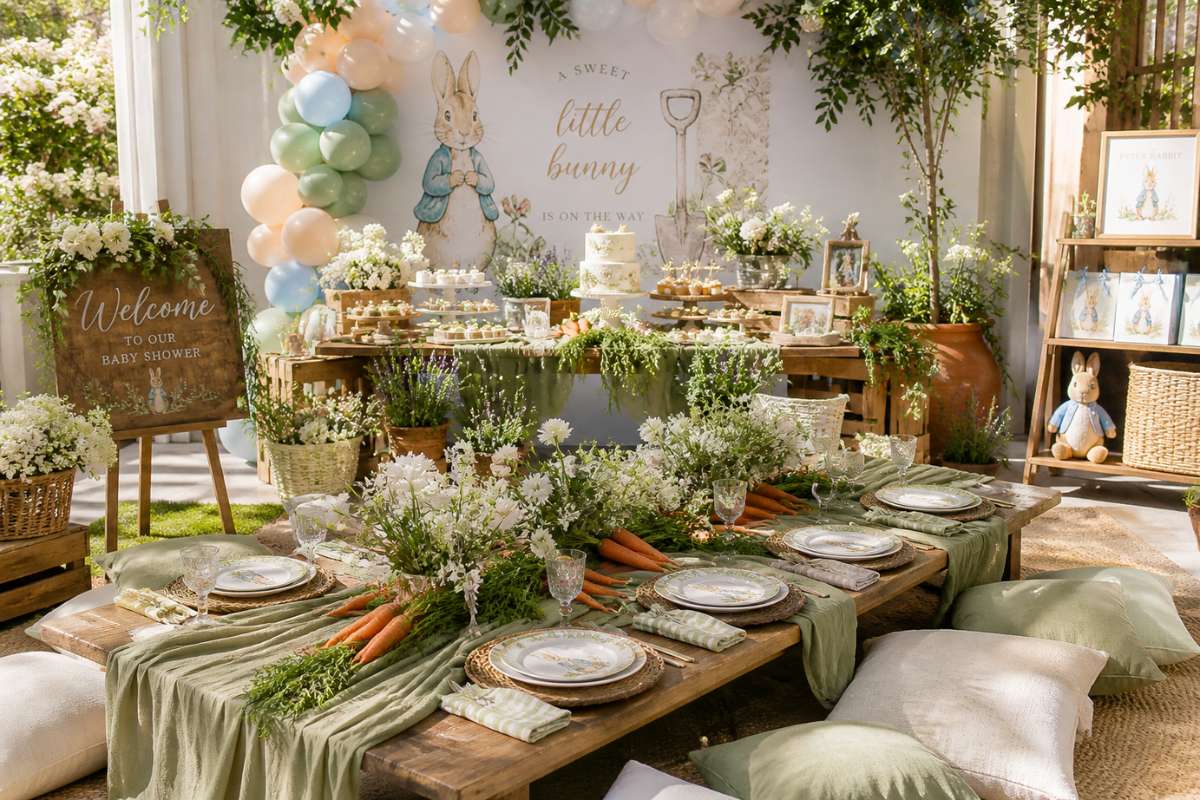 25+ Delightful Peter Rabbit Baby Shower Ideas for 2026 - Moment & Mint