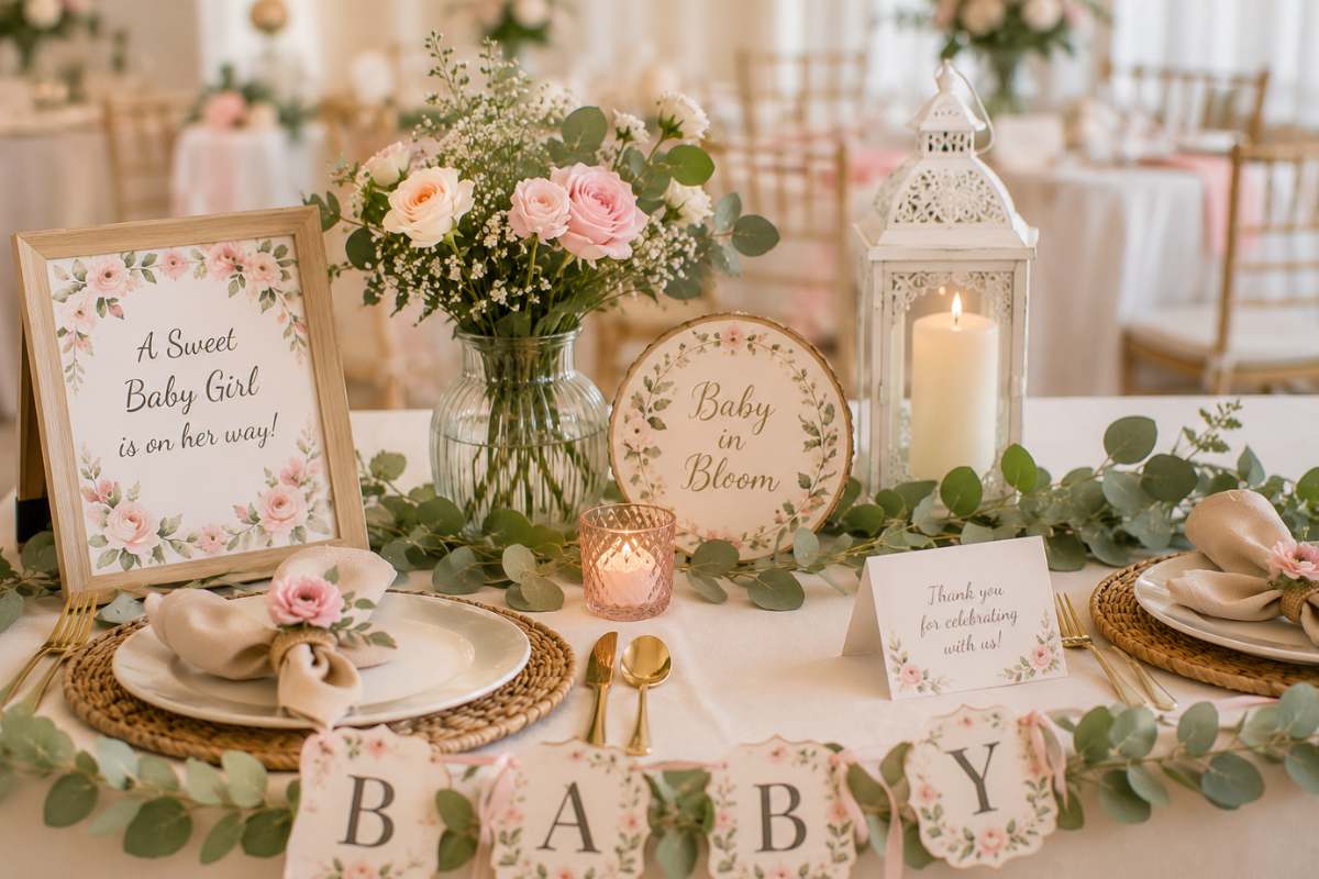 Thoughtful Decorative Details Baby In Bloom Baby Shower