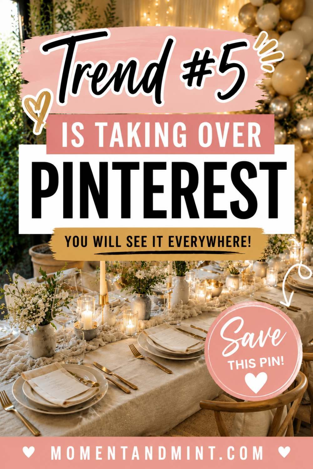 Trending birthday party ideas featuring Y2K decorations, themed dessert tables, colorful balloons, and viral birthday party inspiration.